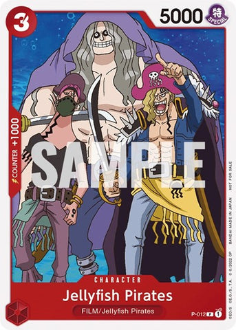 Jellyfish Pirates (One Piece Film Red) - (P-012) - One Piece Promotion Cards - (Promo)