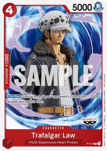 Trafalgar Law (One Piece Film Red) - (P-017) - One Piece Promotion Cards - (Promo)