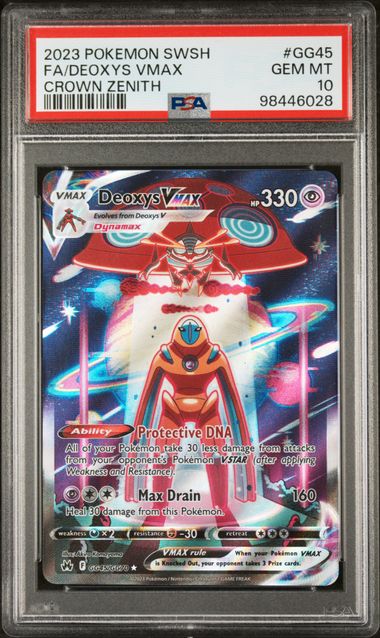 PSA 10 - Crown Zenith - Deoxys Vmax