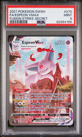 PSA 9 - Fusion Strike - Espeon Vmax #270