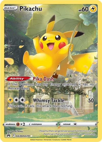 Pikachu - (GG30/GG70) - SWSH: Crown Zenith: Galarian Gallery - (Ultra Rare)