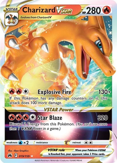 Charizard VSTAR - (019/159) - SWSH: Crown Zenith - (Ultra Rare)