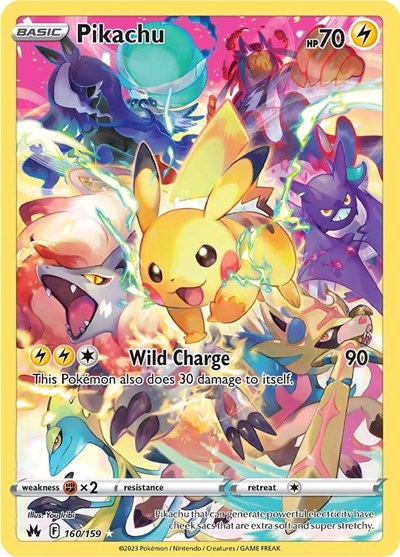 Pikachu (Secret) - (160/159) - SWSH: Crown Zenith - (Secret Rare)