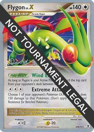 Flygon LV.X (105/111) (Stallgon - David Cohen) [World Championships 2009]