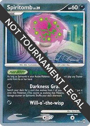 Spiritomb LV.39 (32/99) (Boltevoir - Michael Pramawat) [World Championships 2010]