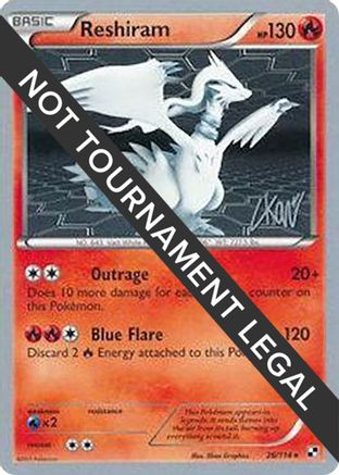 Reshiram (26/114) (Reshiphlosion - Christopher Kan) [World Championships 2011]