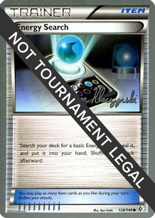 Energy Search (128/149) (Darkrai Deck - Jason Klaczynski) [World Championships 2013]
