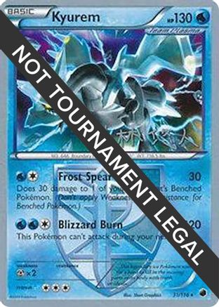 Kyurem (31/116) (Plasma Power - Haruto Kobayashi) [World Championships 2014]