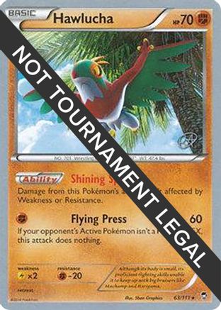 Hawlucha (63/111) (The Flying Hammer - Rowan Stavenow) [World Championships 2015]