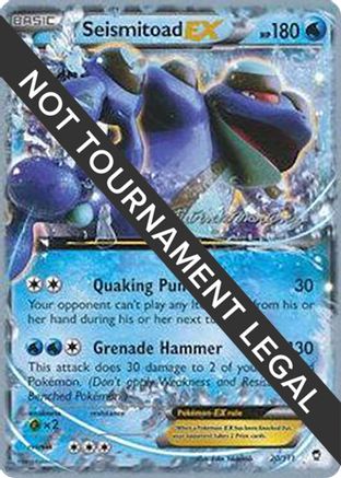 Seismitoad EX (20/111) (Punches 'n' Bites - Patrick Martinez) [World Championships 2015]