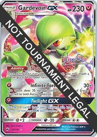 Gardevoir GX (93/147) (Infinite Force - Diego Cassiraga) [World Championships 2017]