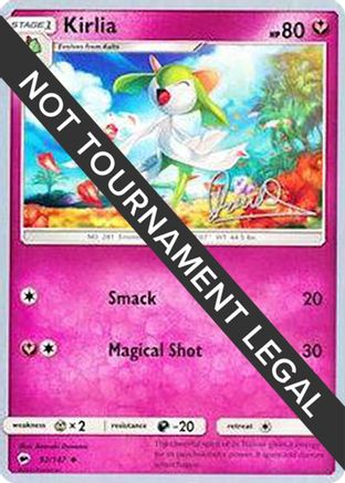 Kirlia (92/147) (Infinite Force - Diego Cassiraga) [World Championships 2017]