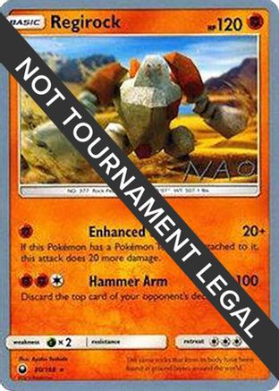 Regirock (80/168) (Buzzroc - Naohito Inoue) [World Championships 2018]