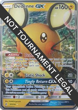 Dedenne GX (57/214) (Pikarom Judge - Haruki Miyamoto) [World Championships 2019]