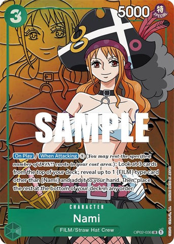 Nami - (OP02-036) - Paramount War - (Super Rare)