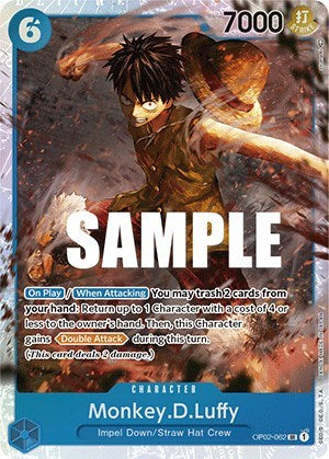 Monkey.D.Luffy - (OP02-062) - Paramount War - (Super Rare)