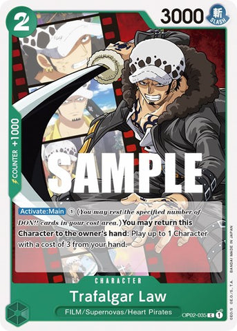 Trafalgar Law - (OP02-035) - Paramount War - (Common)