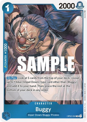Buggy - (OP02-058) - Paramount War - (Rare)