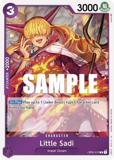 Little Sadi - (OP02-073) - Paramount War - (Rare)