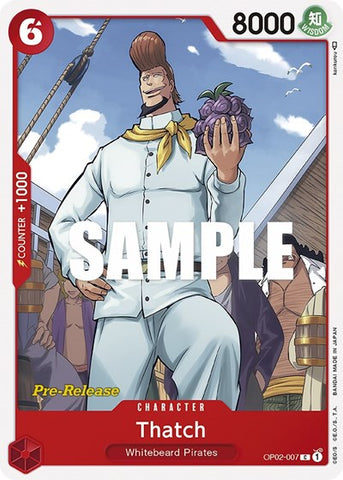 Thatch - (OP02-007) - Paramount War Pre-Release Cards - (Common)