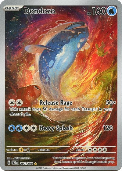 Dondozo - (207/198) - SV01: Scarlet & Violet Base Set - (Illustration Rare)