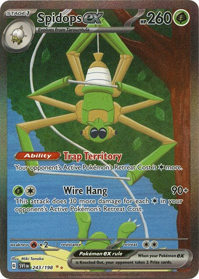 Spidops ex - (243/198) - SV01: Scarlet & Violet Base Set - (Special Illustration Rare)