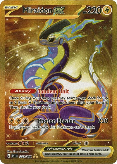 Miraidon ex - (253/198) - SV01: Scarlet & Violet Base Set - (Hyper Rare)