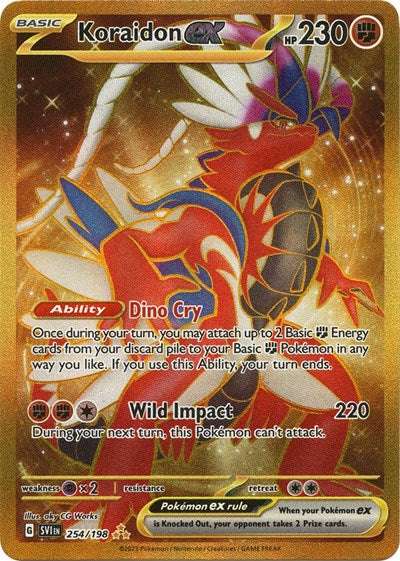 Koraidon ex - (254/198) - SV01: Scarlet & Violet Base Set - (Hyper Rare)
