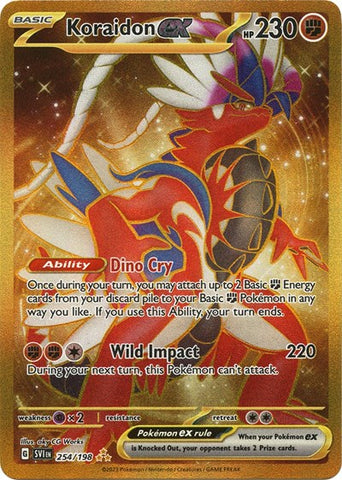 Koraidon ex - (254/198) - SV01: Scarlet & Violet Base Set - (Hyper Rare)