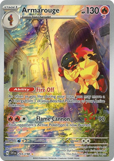 Armarouge - (203/198) - SV01: Scarlet & Violet Base Set - (Illustration Rare)