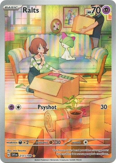Ralts - (211/198) - SV01: Scarlet & Violet Base Set - (Illustration Rare)