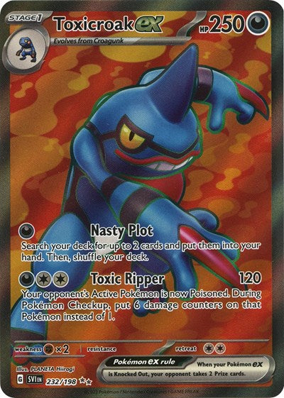 Toxicroak ex - (232/198) - SV01: Scarlet & Violet Base Set - (Ultra Rare)