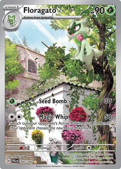 Floragato - (197/193) - SV02: Paldea Evolved - (Illustration Rare)