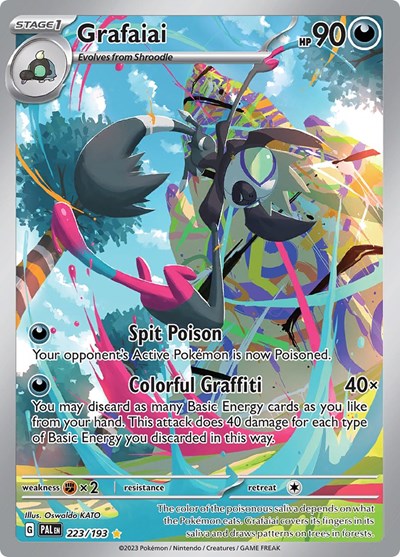 Grafaiai - (223/193) - SV02: Paldea Evolved - (Illustration Rare)