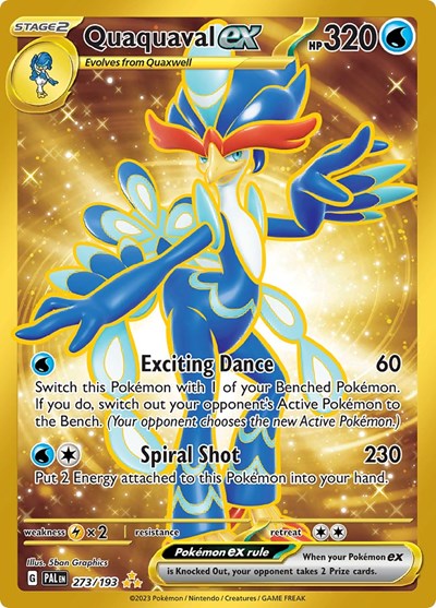 Quaquaval ex - (273/193) - SV02: Paldea Evolved - (Hyper Rare)