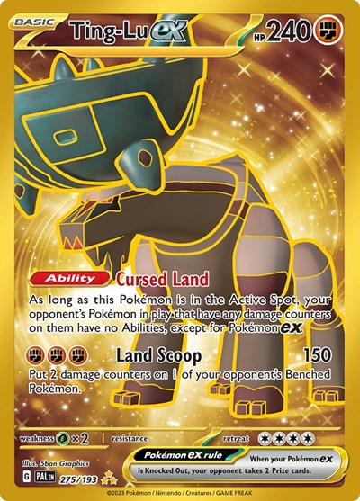 Ting-Lu ex - (275/193) - SV02: Paldea Evolved - (Hyper Rare)