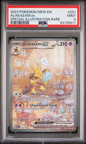 PSA 9 - Alakazam ex (201/165) - 151