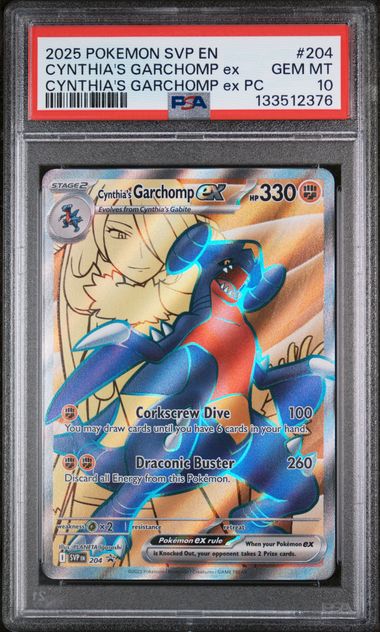 PSA 10 - SVP Promo - Cynthia's Garchomp ex