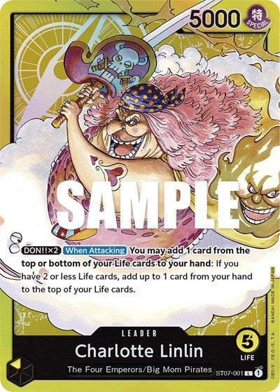 Charlotte Linlin - (ST07-001) - Starter Deck 7: Big Mom Pirates - (Leader)
