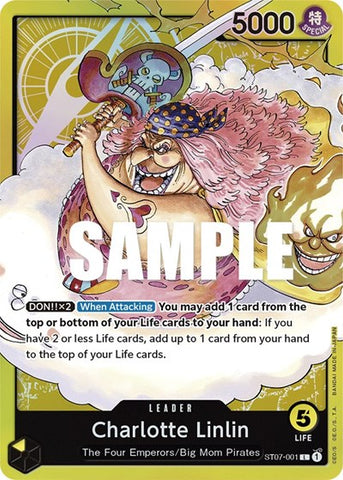 Charlotte Linlin - (ST07-001) - Starter Deck 7: Big Mom Pirates - (Leader)