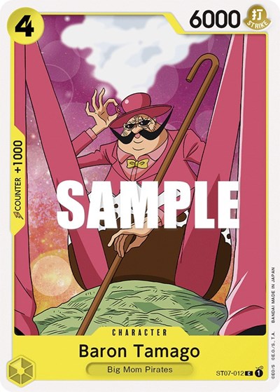 Baron Tamago - (ST07-012) - Starter Deck 7: Big Mom Pirates - (Common)
