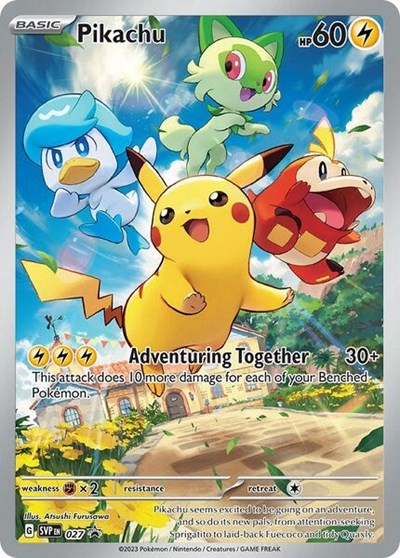 Pikachu - (027) - SV: Scarlet & Violet Promo Cards - (Promo)