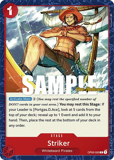 Striker - (OP03-020) - Pillars of Strength Pre-Release Cards - (Common)