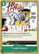Tooth Attack - (OP03-037) - Pillars of Strength Pre-Release Cards - (Common)