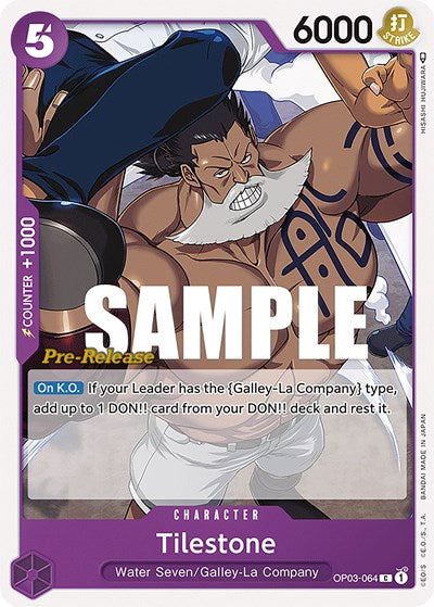 Tilestone - (OP03-064) - Pillars of Strength Pre-Release Cards - (Common)