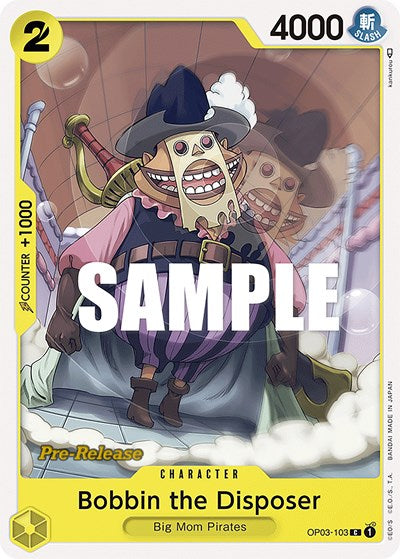 Bobbin the Disposer - (OP03-103) - Pillars of Strength Pre-Release Cards - (Common)