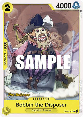 Bobbin the Disposer - (OP03-103) - Pillars of Strength Pre-Release Cards - (Common)