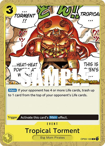 Tropical Torment - (OP03-120) - Pillars of Strength Pre-Release Cards - (Common)