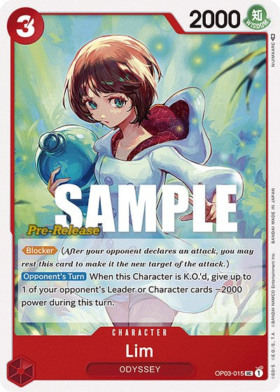 Lim - (OP03-015) - Pillars of Strength Pre-Release Cards - (Uncommon)
