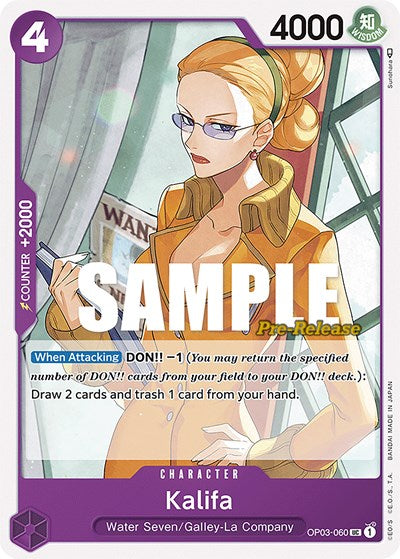 Kalifa - (OP03-060) - Pillars of Strength Pre-Release Cards - (Uncommon)